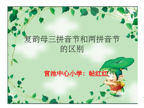 三拼音节和两拼音ppt课件