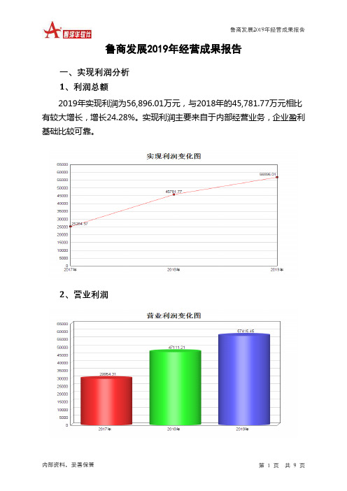 鲁商发展2019年经营成果报告