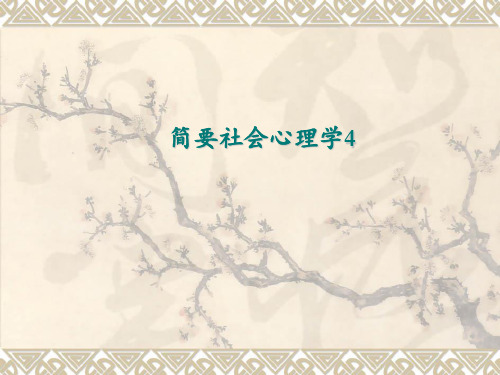心理咨询师资格考试社会心理学4PPT课件