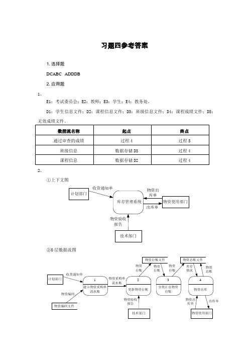 软件工程实用案例教程(梁洁、金兰)参考答案 (9)[3页]