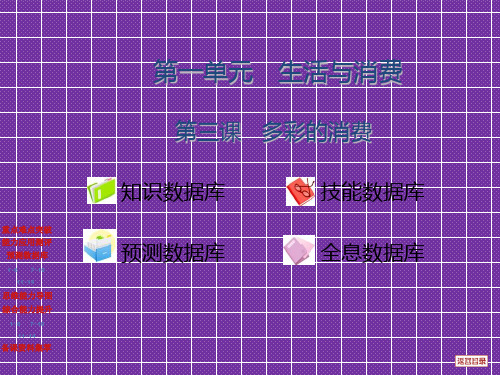 2012高考政治一轮复习课件【必修1】1.3_多彩的消费