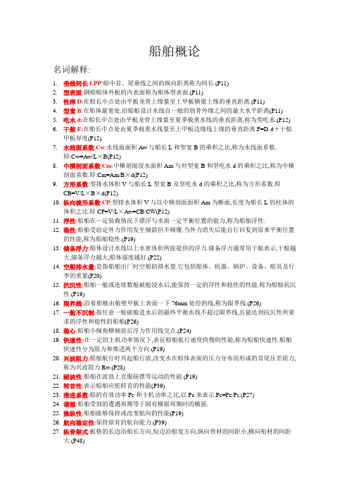 船舶概论
