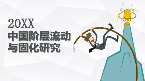 中国阶层流动与固化研究