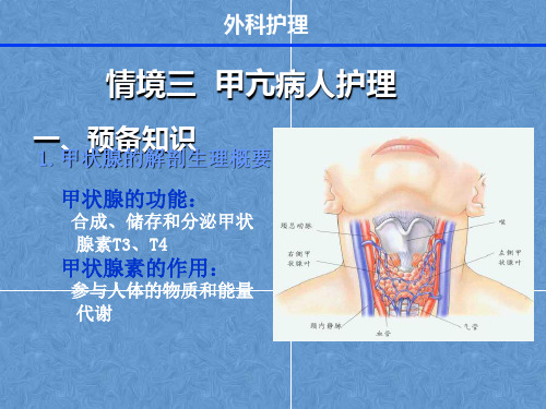 外科护理学课件——甲亢病人护理