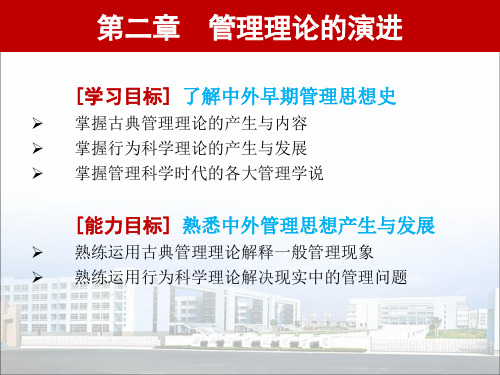 35第二章管理理论的演进ppt
