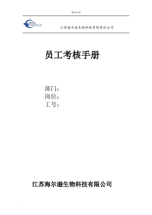 QA绩效考核表