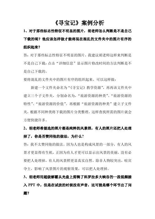 《寻宝记》案例分析