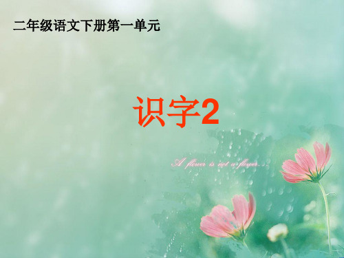 《识字2》课件(苏教版二年级语文下册课件).ppt