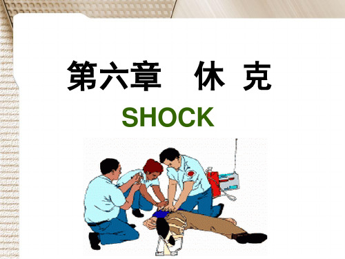 急救护理学ppt课件第六章 休克