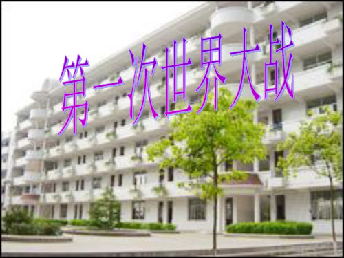 第一次世界大战课件