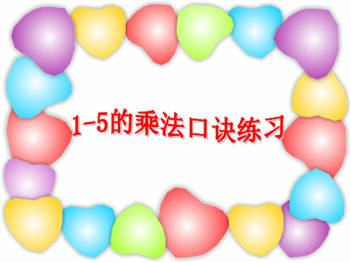 的乘法口诀练习.ppt