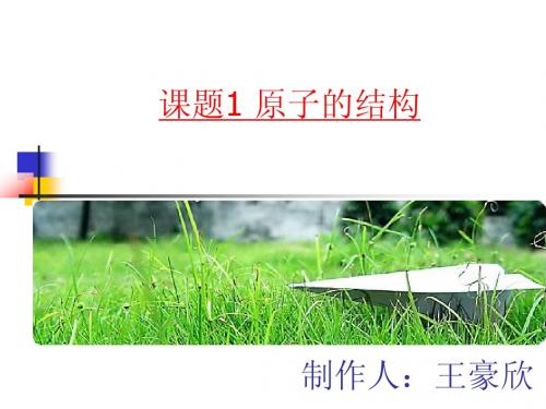 课题2 原子的结构第一课时