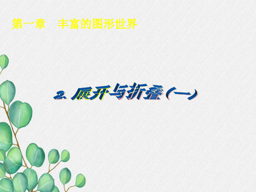 《展开与折叠》PPT课件 (公开课)2022年北师大版 (13)
