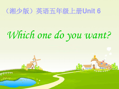 【湘少版】五年级英语上册《Unit 6-1》课件