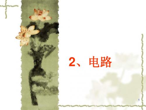 教科版九年级物理第三章第二节电路(第1课时)