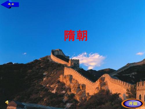 隋唐史精品课件