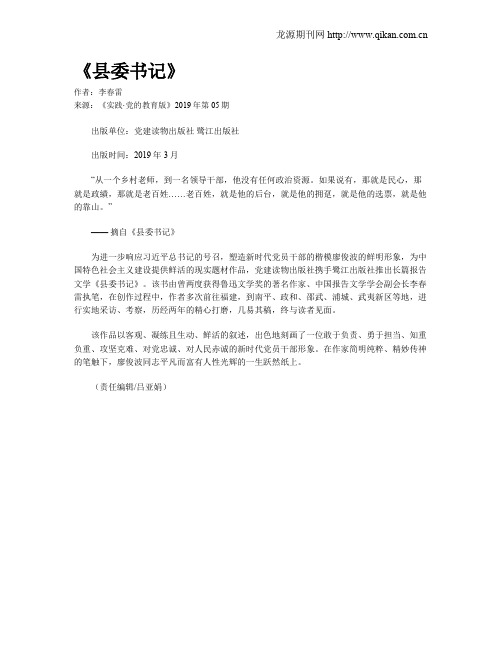 《县委书记》