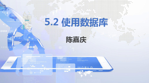 高中信息技术必修 5.2使用数据库