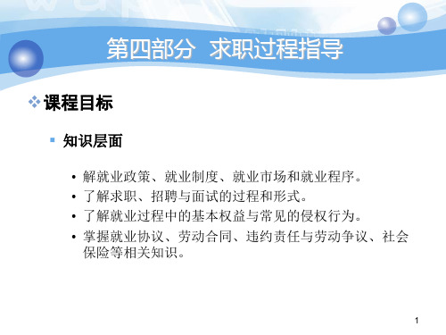 就业形势与政策PPT课件