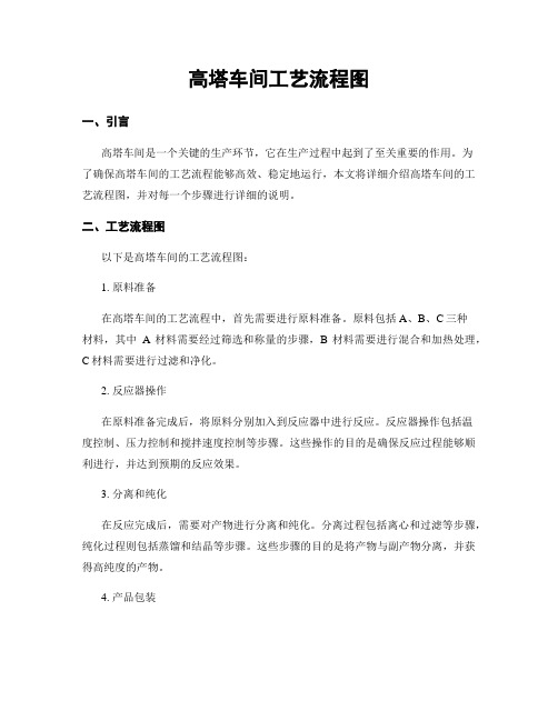 高塔车间工艺流程图