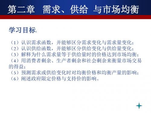 管理经济学 第二章