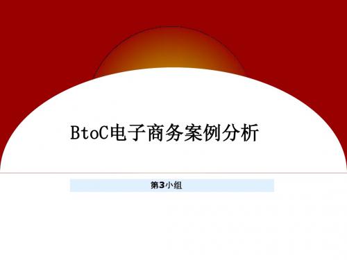 B2C电子商务调研报告