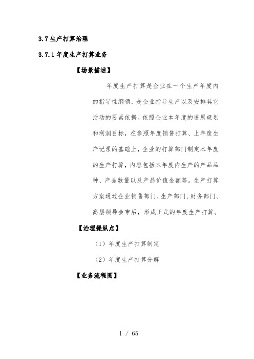 生产计划管理运作实务