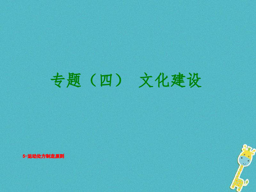 5-运动处方制定原则