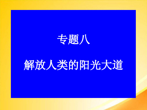 国际工人运动的艰辛历程ppt4 人民版
