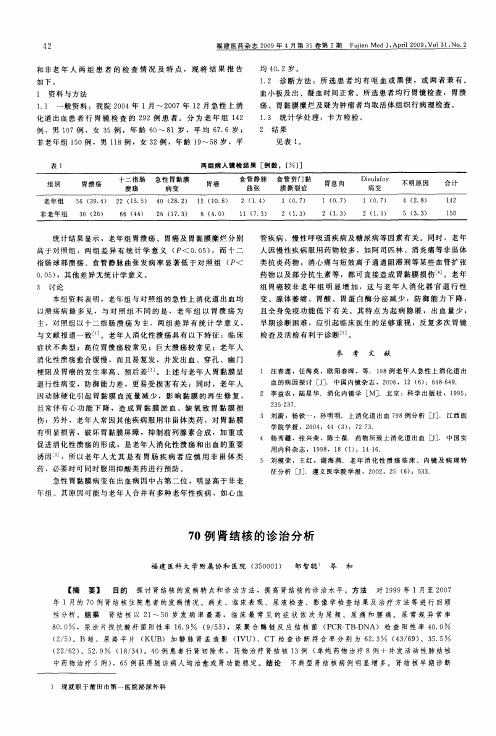 70例肾结核的诊治分析