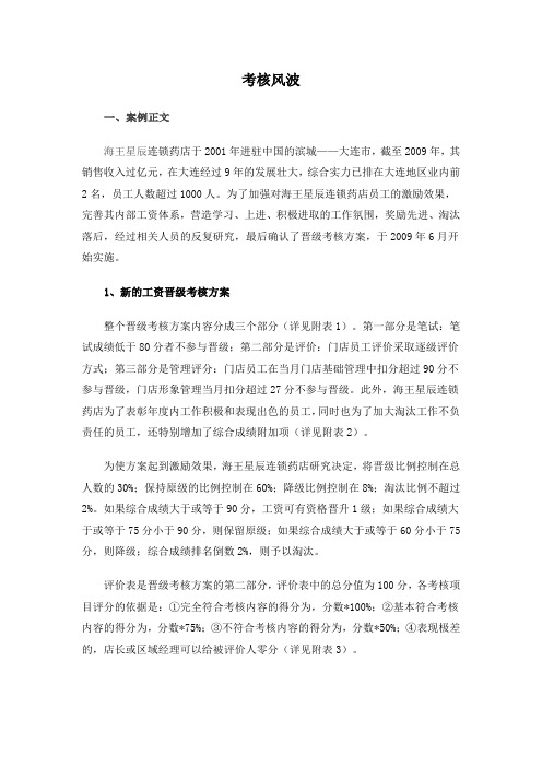 大连海王星辰连锁店考核风波 - 电大在线
