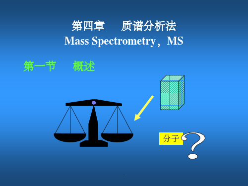 质谱仪的简述及应用PPT课件