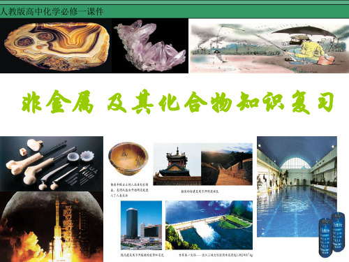 人教版高中化学必修1第四单元复习课件
