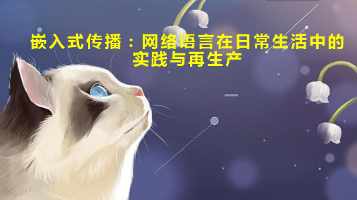 嵌入式传播：网络语言在日常生活中的实践与再生产