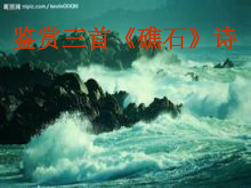 鉴赏三首《礁石》诗