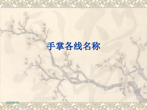 手掌各线名称