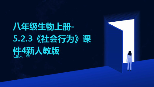 八年级生物上册-5.2.3《社会行为》课件4新人教版