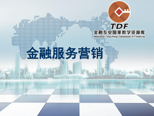 金融服务营销教学课件-金融服务营销目标市场介入2