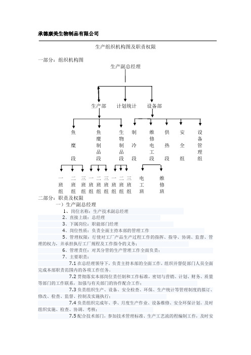 新的组织架构图及职责