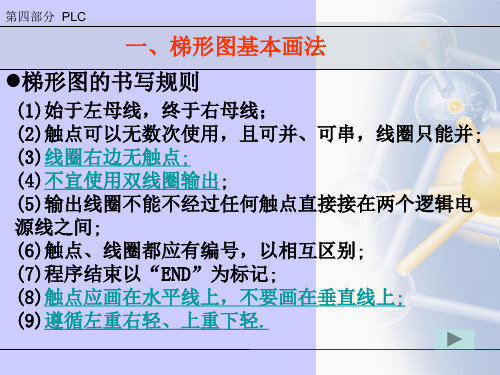 5.梯形图编程规则与技巧、转换、常用程序段