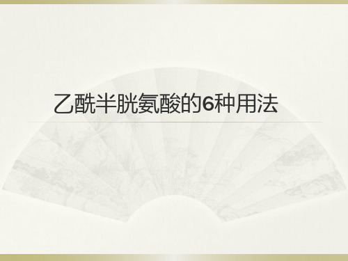 乙酰半胱氨酸ppt课件