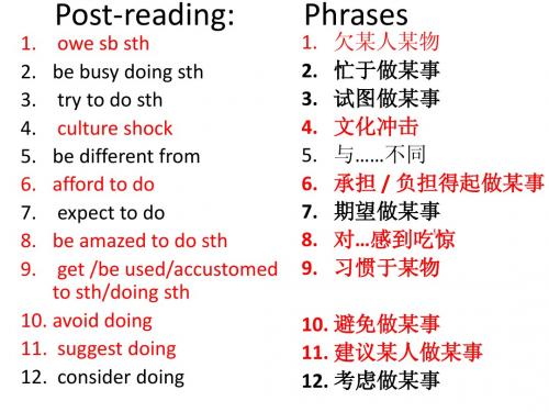 phrases and sentences