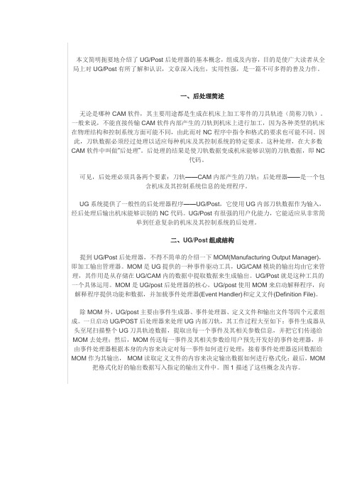 UGNX4.0后处理详解