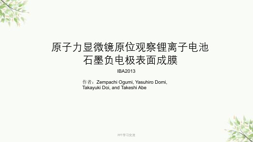添加剂成膜机理研究课件