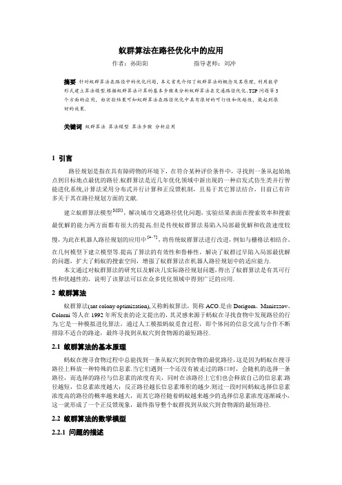 蚁群算法在路径优化中的应用3改