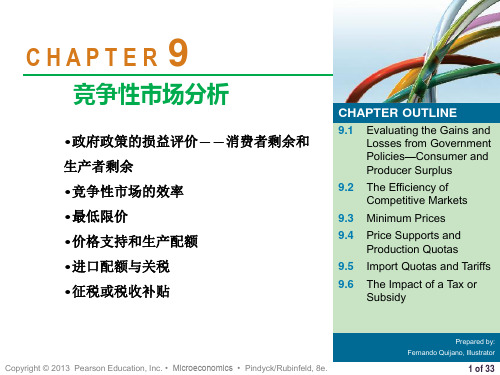 微观经济学第9章复习ppt