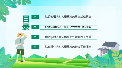 搞好农村人居环境整治建设美丽宜居乡村动态PPT