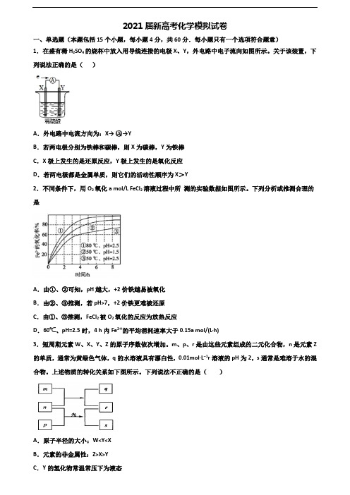 (3份试卷汇总)2019-2020学年鞍山市名校高考化学复习检测试题