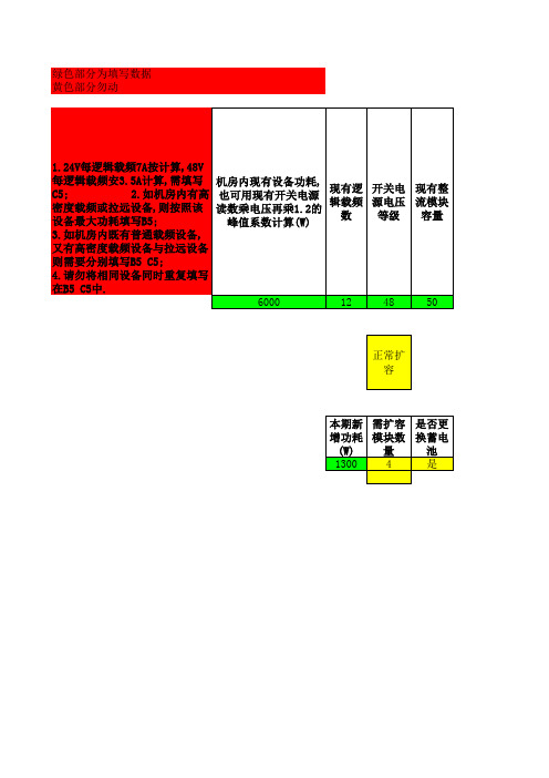 开关电源模块计算公式