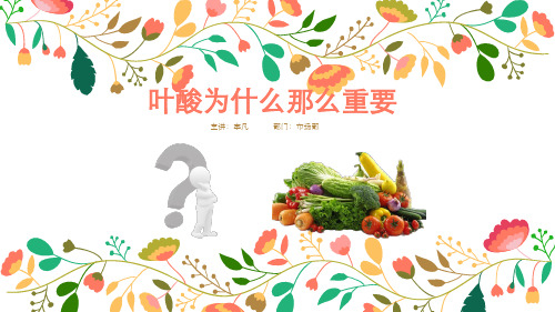 人体内的叶酸循环